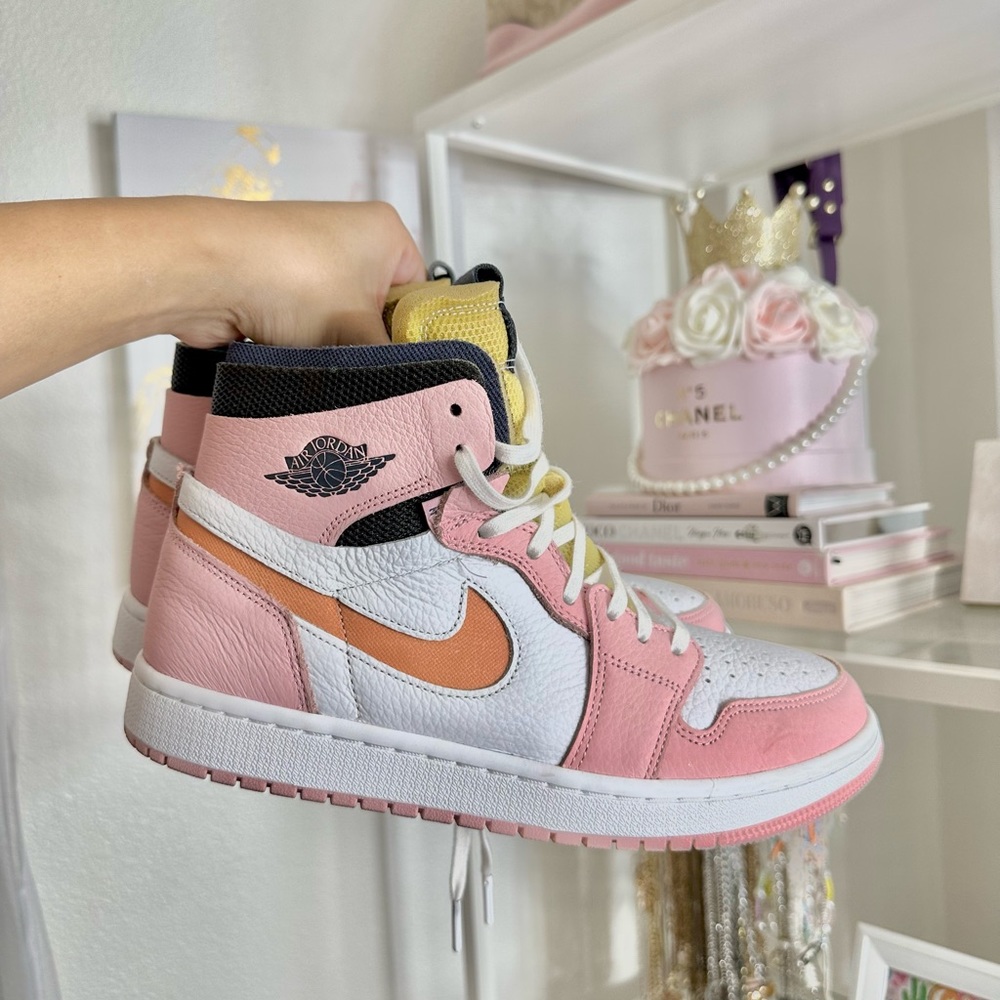 Jordan 1 High Zoom Air CMFT Pink Glaze Cactus Flower (W)